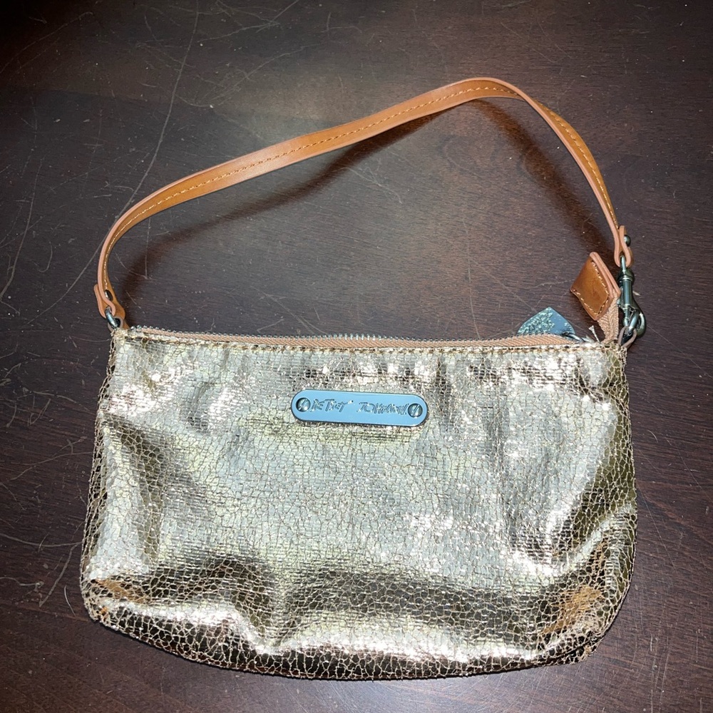 Betsy Johnson Retro Metallic Purse